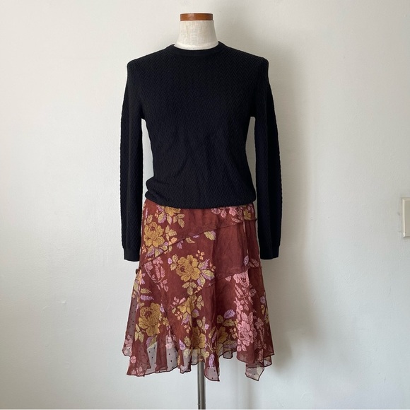 Alice + Olivia Black Crewneck sweater size Large preowned - Picture 1 of 5